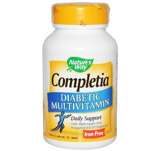 Specifically formulated for those with Diabetes, Daily Multivitamin and Mineral Supplement..